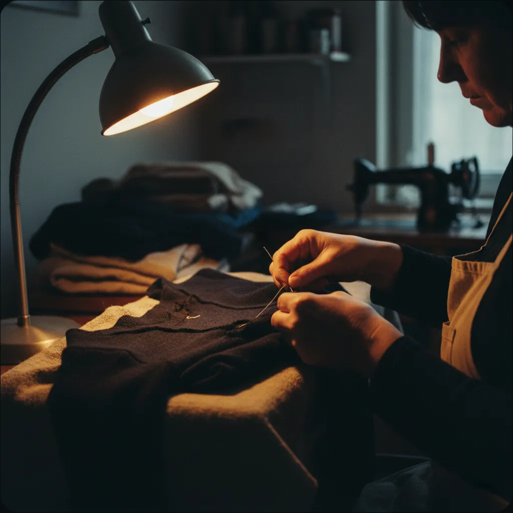 A quiet, anonymous act of kindness — help given without anyone knowing who gave it.