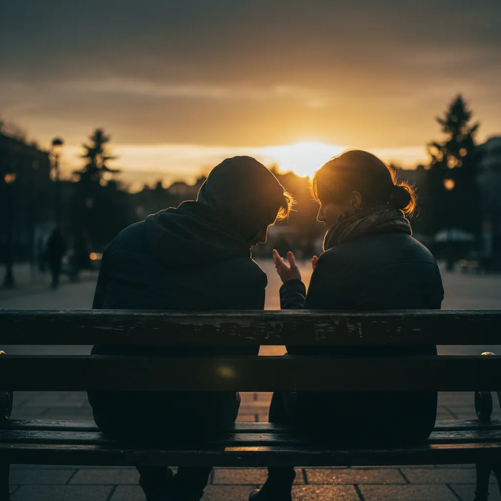 A quiet, anonymous act of kindness — help given without anyone knowing who gave it.