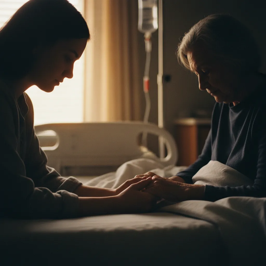 A quiet, anonymous act of kindness — help given without anyone knowing who gave it.