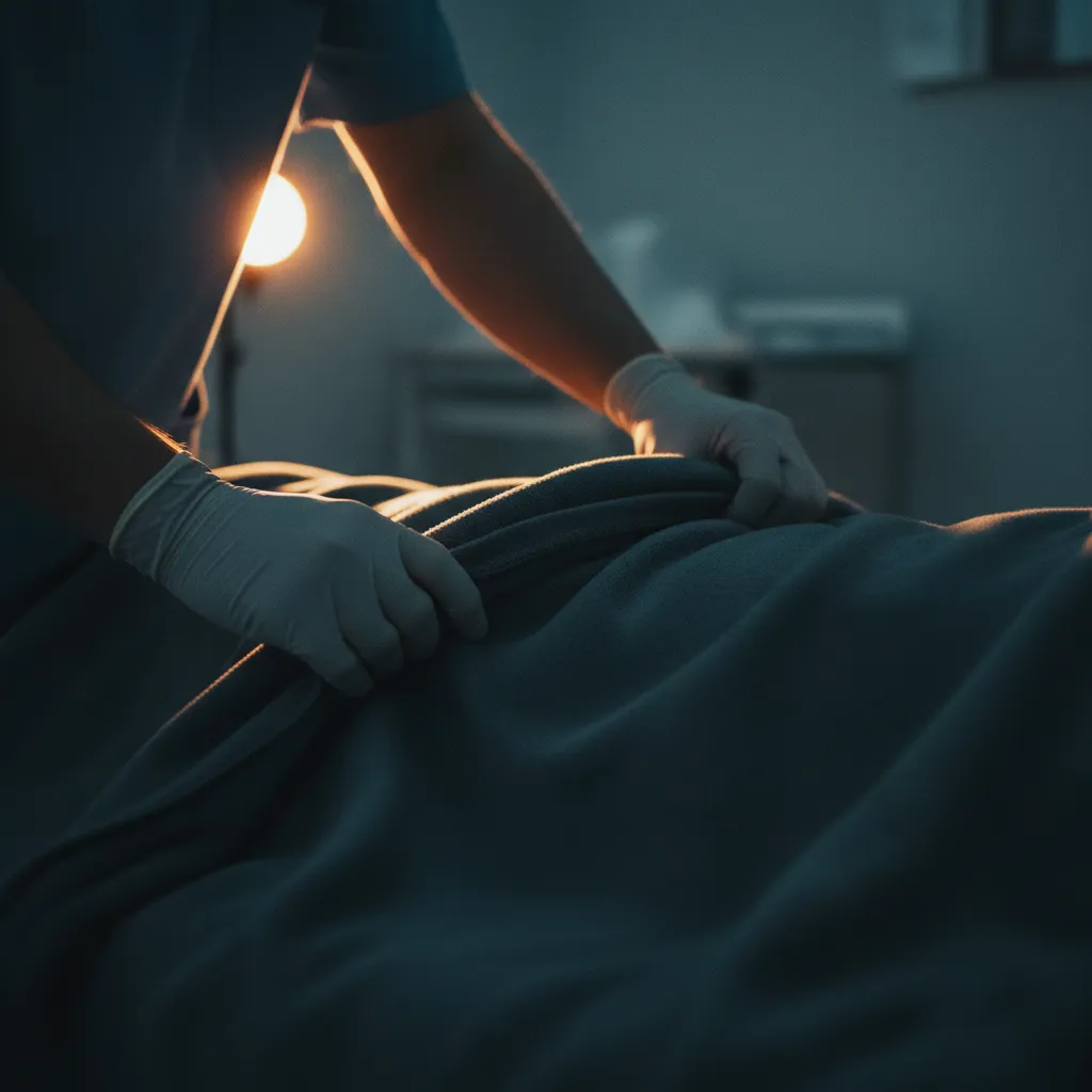 A quiet, anonymous act of kindness — help given without anyone knowing who gave it.